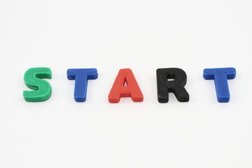 「START」の文字、無限の可能性