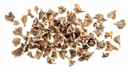 Closeup of Dried Greek Oregano Leaves Infused with Olive Oil - A Green Herb Ingredient for Culinary Delights