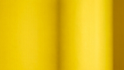 Bright Yellow Wall Texture with Shadow Overlay for Creative Backgrounds