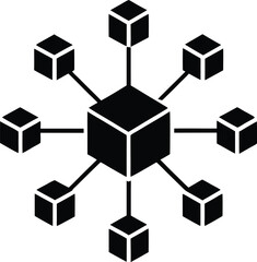 abstract background with hexagons