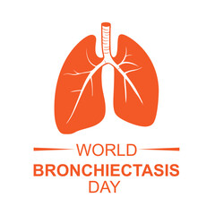  Lung Illustration for World Bronchiectasis Awareness