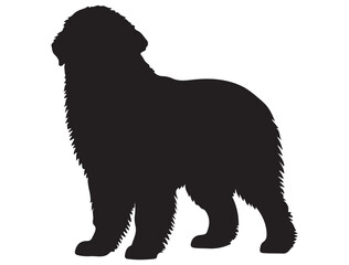 FOUNDLAND DOG SILHOUETTE