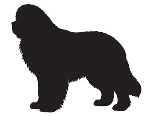 FOUNDLAND DOG SILHOUETTE