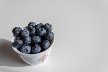 Fresh Blueberries perfect for healthy snack.