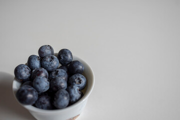 Fresh Blueberries perfect for healthy snack.