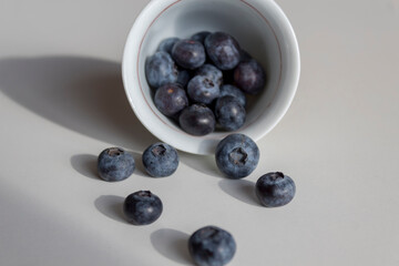 Fresh Blueberries perfect for healthy snack.