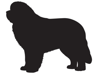 FOUNDLAND DOG SILHOUETTE