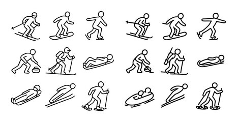 Winter Sports Icons