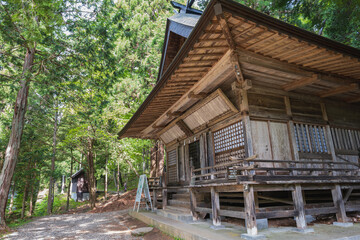 長野 戸隠神社火之御子社の社殿