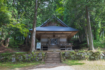 長野 戸隠神社火之御子社の社殿