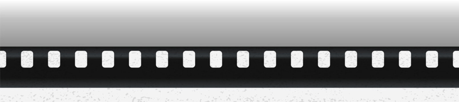Fototapeta Analog filmstrip border is showing flat design gradient with sprocket holes on transparent backdrop