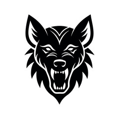 Obraz premium Wolf logo vector illustration .