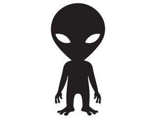 FUNNY ALIEN SILHOUETTE