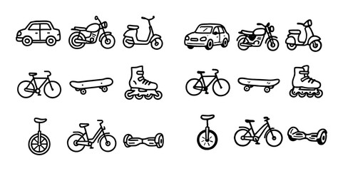 Personal Vehicle Icons