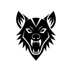 Obraz premium Wolf logo vector illustration .