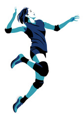 女子バレーボール選手