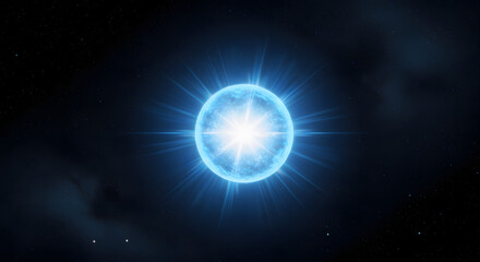 A Blue Giant Star in the Universe. A Giant Star in the universe