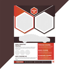 Vector-based car driving school flyer template designed for easy customization—ideal for promoting lessons, licenses, and automotive coaching