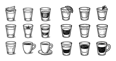 Shot Glass Icons