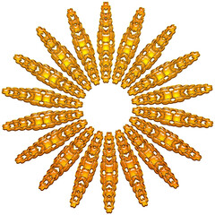 yellow flower isolated transparent background