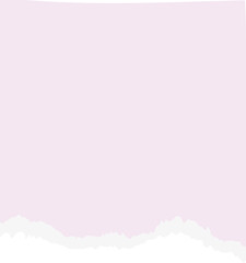 Abstract layered paper collage is showing torn edges in flat design on transparent background