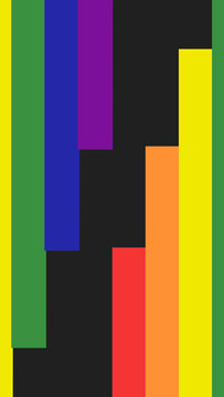Pride Rainbow Simple Sliced Vertical Transitions 1 MOGRT 407
