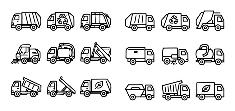 Waste Collection Icons