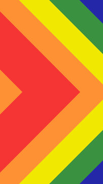 Pride Rainbow Simple Sliced Vertical  Transitions 2 MOGRT 410
