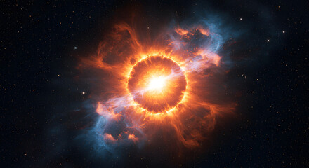 A Red Giant Dying Star in the Universe. A Giant Dying Star in the Universe.