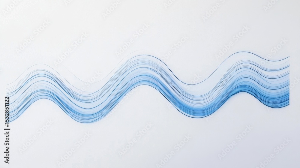 Aufkleber minimalistic line and bar graph with a white background, showing clear data trends in shades of blue