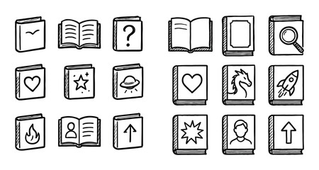 Book Genre Icons