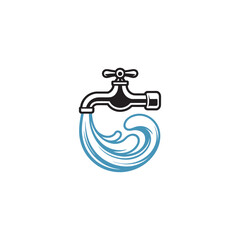 Unique plumbing service logo Modern and minimalist vector and abstract logo