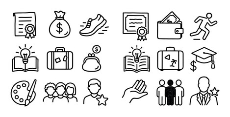 Scholarship Icon Grid