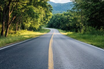 Obraz premium Blank Advertising Billboard on Open Road, Perfect for Announcements and Promotions