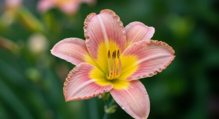 Fototapeta premium Pink lily in garden
