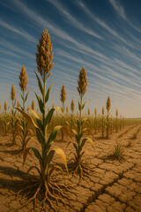 Drought-Resistant Crops Thriving