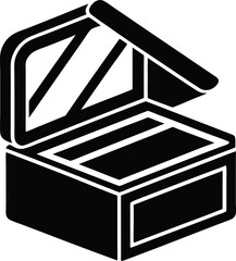 vector illustration of a makeup box