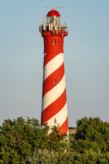 Westerlichttoren lighthouse in Burgh-Haamstede, Netherlands