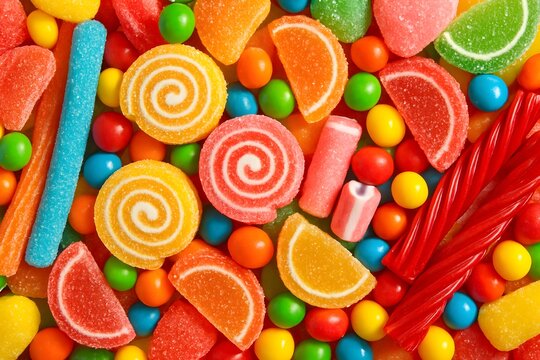 colorful jelly beans