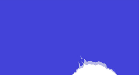 Flat design graphic showing jagged mountain silhouette with lighter rim on transparent background