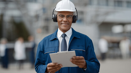 Engineer Testing Sound Barriers to Combat Noise Pollution