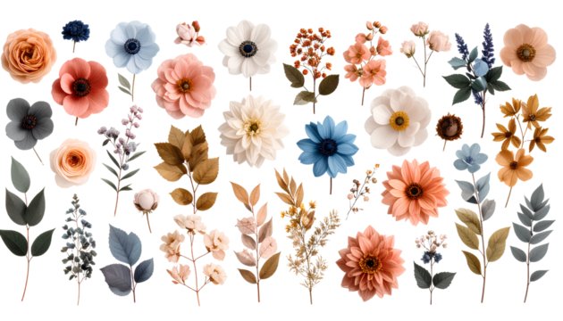  Elegant Mixed Flower Arrangements  Transparent Background PNG