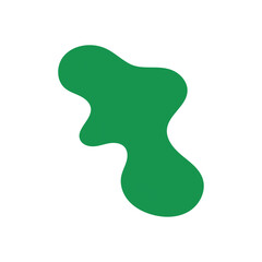 Abstract Green Blob
