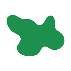 Abstract Green Blob