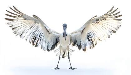 Obraz premium A magnificent bird with outstretched wings.