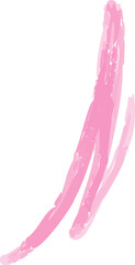 Abstract pink brush strokes are being shown on transparent canvas, with dynamic painterly texture