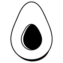 vector illustration of an abstract egg with reflection