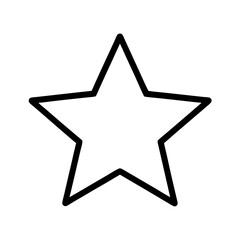 Obraz premium silver star isolated on white