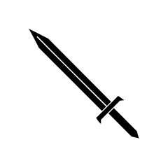 sword icon on white background  .svg