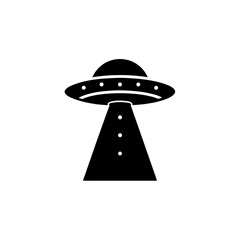 ufo icon on white background  .svg